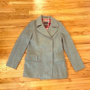 Grey wool coat